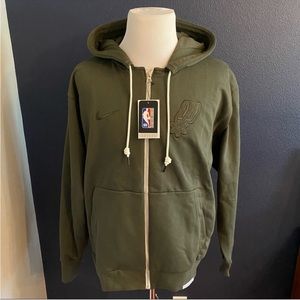 Army Green, unworn, tags still on, San Antonio Spurs Sweatshirt